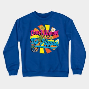 Happy Go Lucky Hippie Crewneck Sweatshirt